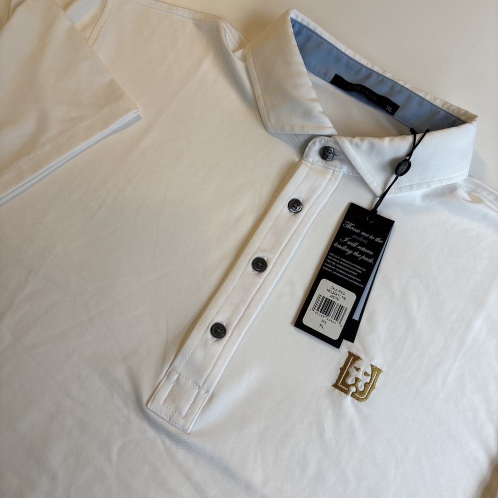 GREYSON Tala Arctic Polo Lightweight Airflow LYON‎ JAY GOLF CLUB White Men's XL